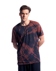 Standard Fit Black Sun Tie Die T-Shirt